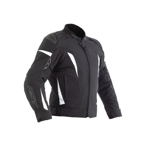 RST Black / White GT CE Motorcycle Jacket Textile Ladies
