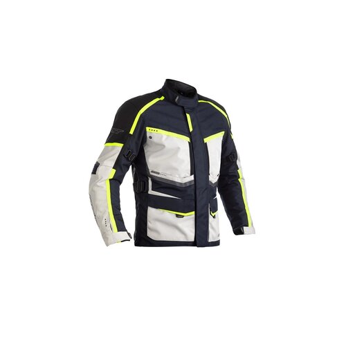 Blouson de moto Maverick CE bleu / gris pour femmes en textile
