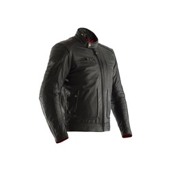 Schwarze Roadster II Leder Motorradjacke Herren