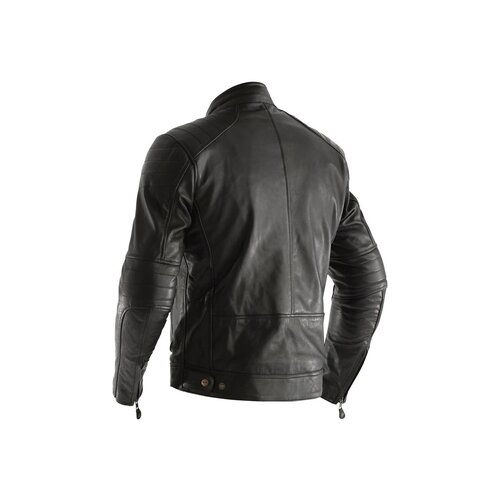 RST Black Roadster II Leather Motorcycle Jacket Men