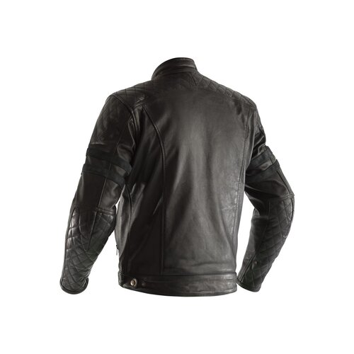 RST Veste de moto en cuir noir Hillberry Homme