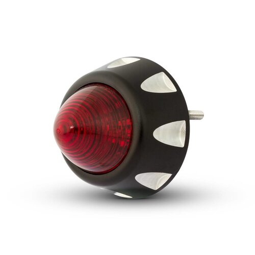 Feu arrière à LED "Beehive" en aluminium noir