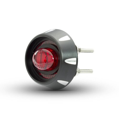 Micro feu arrière / feu de stop ovale 2" en aluminium CNC