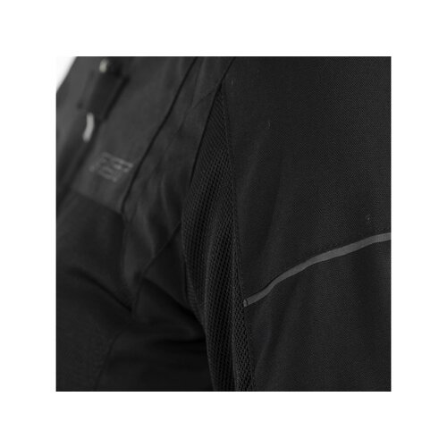 RST Schwarze Aero Textile Motorradjacke Herren