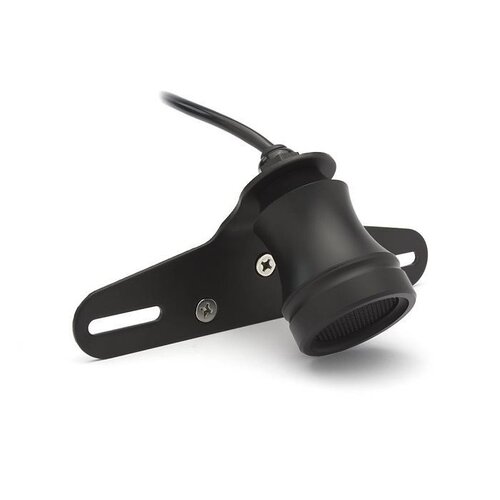 Feu arrière noir Café Racer avec grille et support de plaque