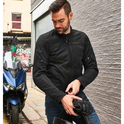 RST Grau / Schwarz Aero Textile Motorradjacke Herren