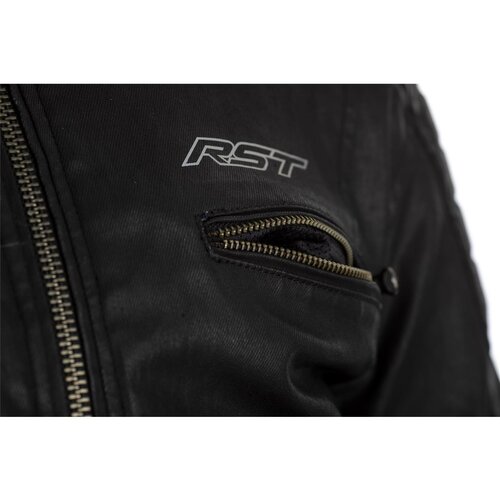 RST Black Brixton Motorcycle Jacket Textile