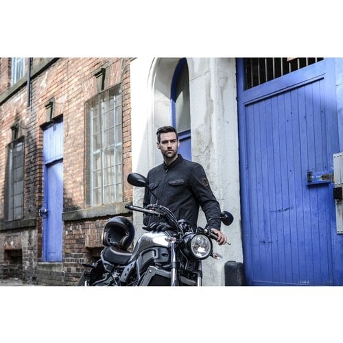 RST Charcoal IOM TT Crosby Veste de moto Textile Homme