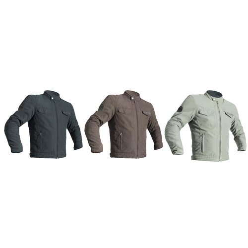 RST Sage Green IOM TT Crosby Veste de moto Textile Homme