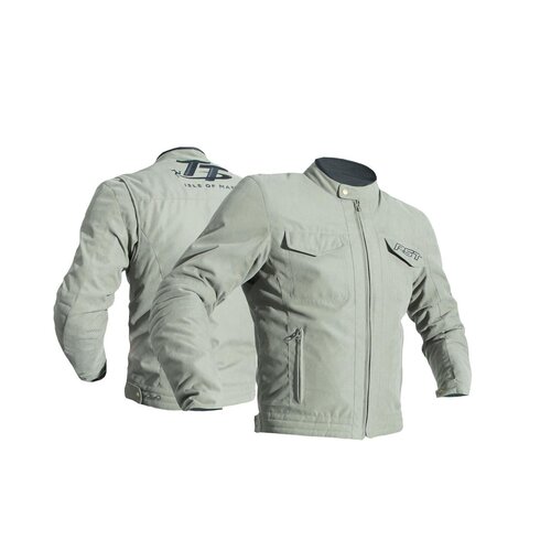 RST Sage Green IOM TT Crosby Motorcycle Jacket Textile Men