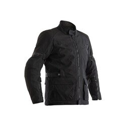 Black Raid Motorcycle Jacket Textile