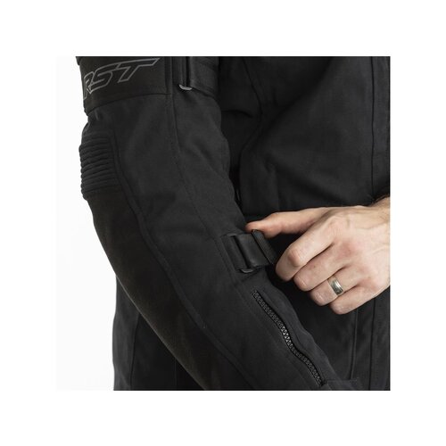 RST Black Raid Motorcycle Jacket Textile