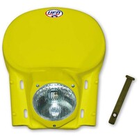 Phare avant vintage Enduro jaune