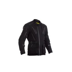 Black Pathfinder Motorcycle Jacket Textile