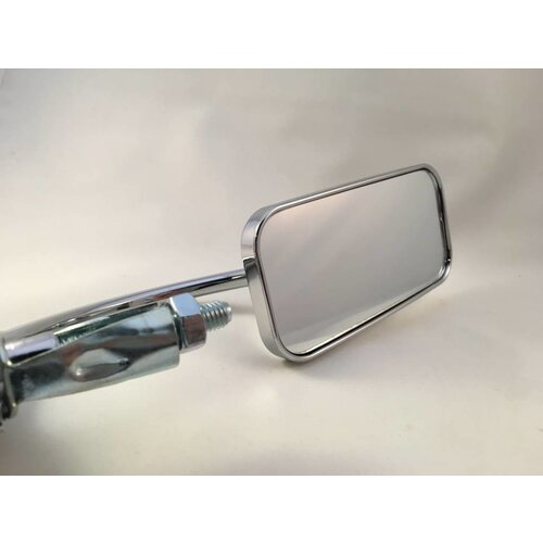 Emgo Bar End Rectangular Mirror - Chrome