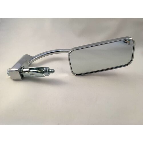 Emgo Bar End Rectangular Mirror - Chrome