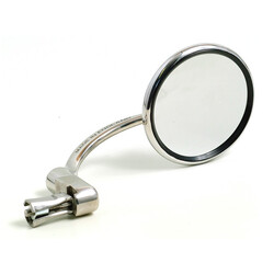 Halcyon 830 Classic Bar End Mirror Round Stainless