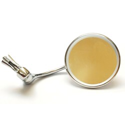 Classic Bar End Mirror Round Stainless