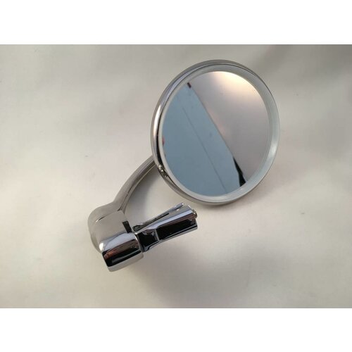 Rétroviseur classique rond en acier inoxydable