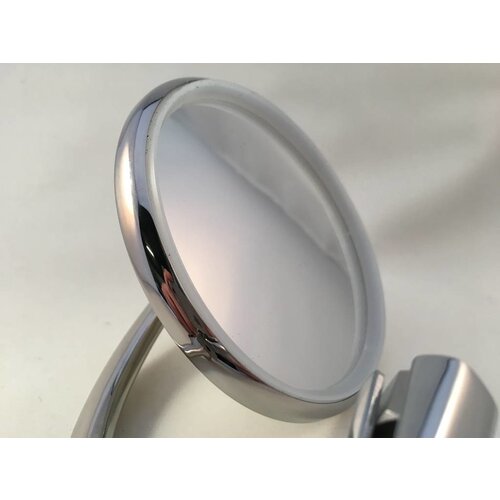 Rétroviseur classique rond en acier inoxydable