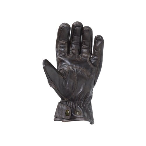 RST Gants de moto en cuir marron foncé Roadster II