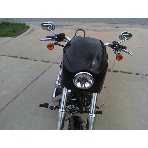 Retro Cafe Racer Cockpit - Clear