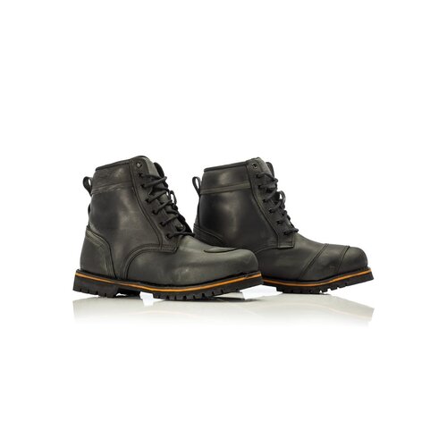 RST Black Roadster II WP Leather Motorcycle Boots Men