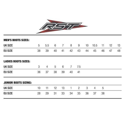 RST Black Roadster II WP Leather Motorcycle Boots Men