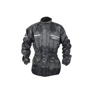 Black Waterproof Raincoat