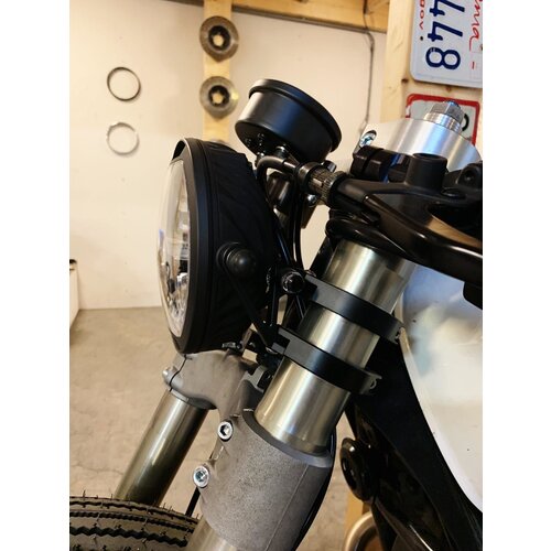 Highsider CNC Alu-koplamp bracket set XS