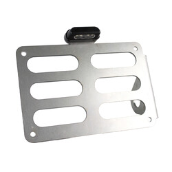 Side Mount "Slotted" mit Kennzeichenbeleuchtung