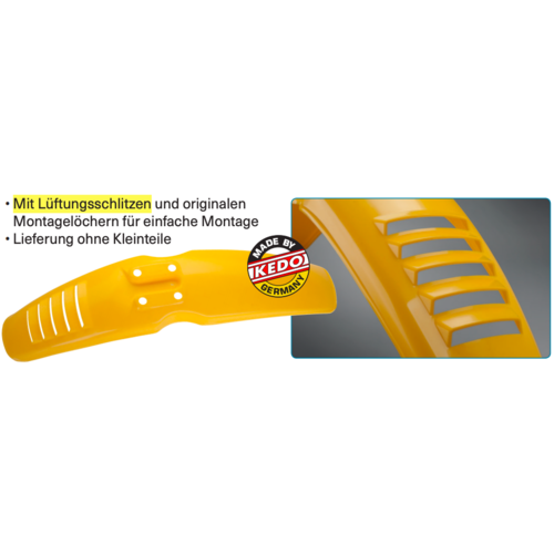 Kedo TT/XT500 Replica front fender (select colour)