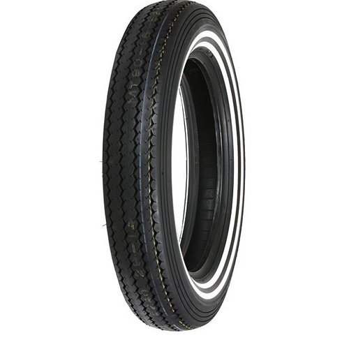 Shinko Pneu E 270 5.00 -16 TT 69 S avec double flanc blanc