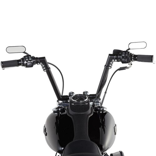 Mini rétroviseur ovale noir