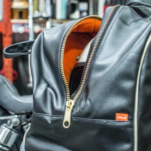 Biltwell Rover Helmet Bag Black / White