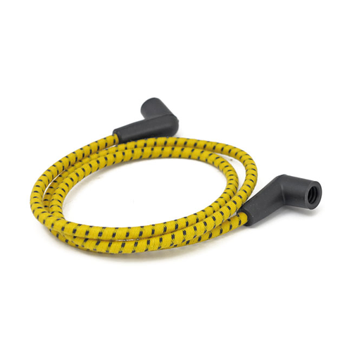 Braided Spark Plug Cable 7MM YELLOW