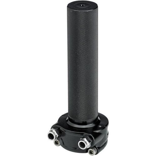 Biltwell 1" Poignée des gaz double "Whiskey Throttle" noire
