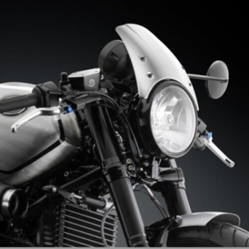 BMW R NineT Cockpit argenté pour phare avant