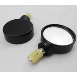Set Bar End Mirrors Black