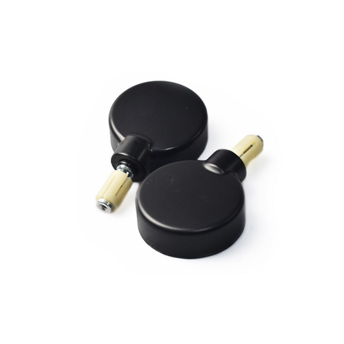 Set Bar End Mirrors Black