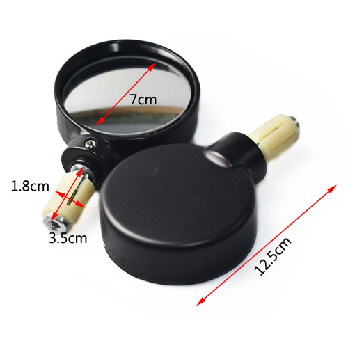 Set Bar End Spiegels Zwart