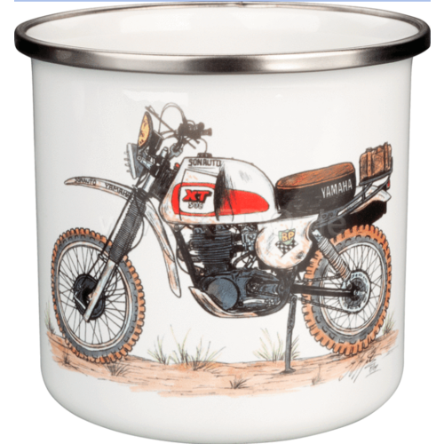 Kedo Coffee Mug Enamel XT Dakar Red