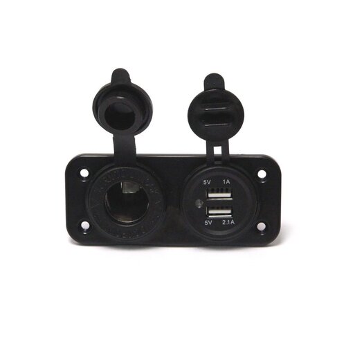 Universal Connector 12V-24V Dual USB Port