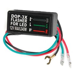 Indicator Light LED Relay 12V DOP - 3X
