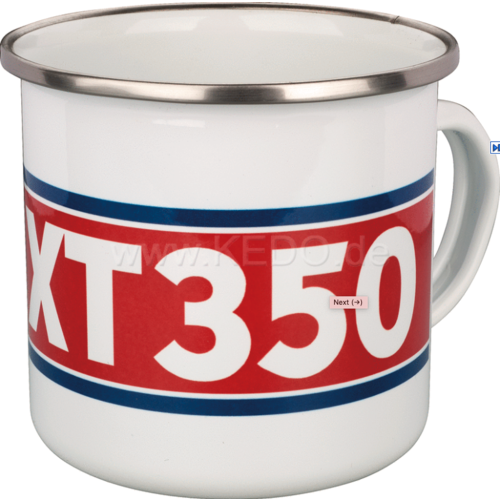 Kedo Coffee Mug Enamel Yamaha XT350