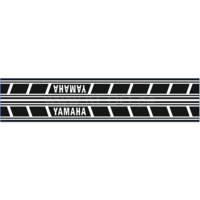 Tank Stickers Yamaha Speedblock black/white italic