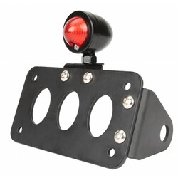 Sidemount + Verlichting Type Bullet Black