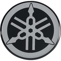 Yamaha emblem silver