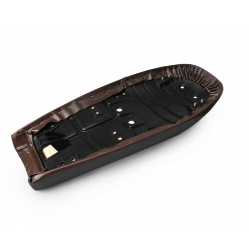 Selle marron Café Racer Tuck N' Roll 14
