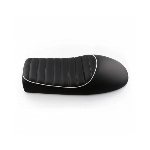 Tuck N' Roll Cafe Racer Seat Black & White